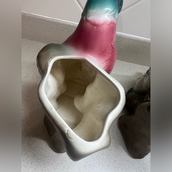 Vintage Royal Copley Mallard Duck Planter - Mid Century Modern - Set of 2 - Picture 6 of 12